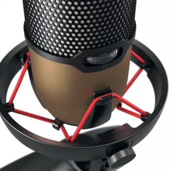 CHERRY UM 9.0 PRO RGB Black, Copper galda mikrofons