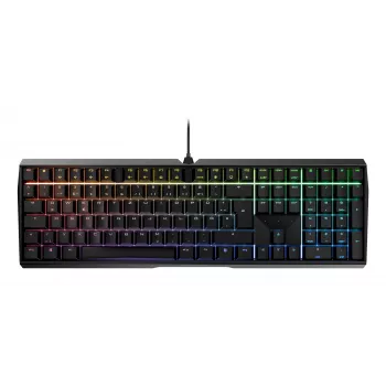CHERRY MX 3.0S RGB spēļu tastatūra USB QWERTZ vācu melna