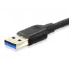Equip USB 3.0 Type C uz Type A kabelis, 0,5 m, melns
