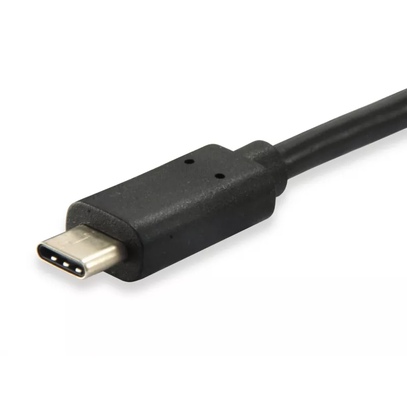 Equip USB 3.0 Type C uz Type A kabelis, 0,5 m, melns