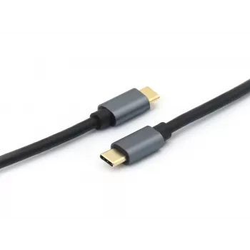 Equip USB 3.2 Gen 2x1 Type-C uz C, vīriešu/vīriešu, 1,0 m, 5A, melns