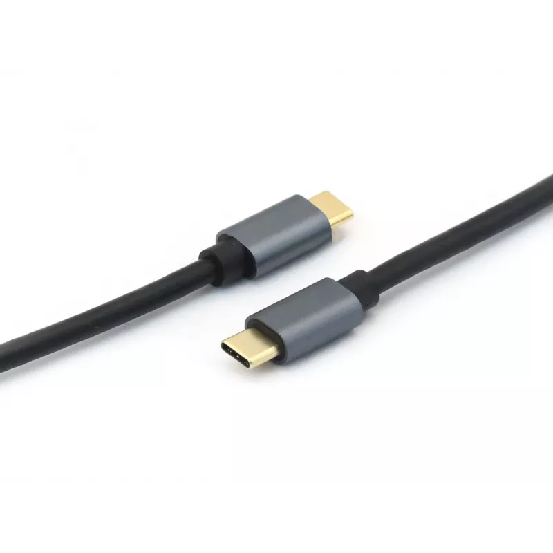 Equip USB 3.2 Gen 2x1 Type-C uz C, vīriešu/vīriešu, 1,0 m, 5A, melns