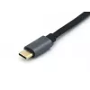 Equip USB 3.2 Gen 2x1 Type-C uz C, vīriešu/vīriešu, 1,0 m, 5A, melns
