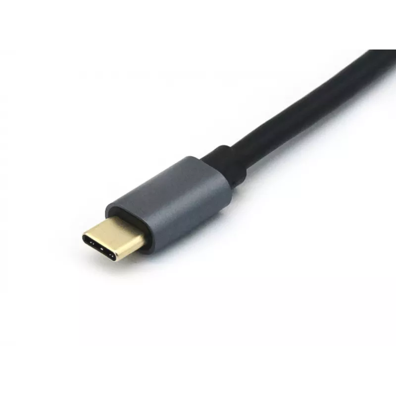 Equip USB 3.2 Gen 2x1 Type-C uz C, vīriešu/vīriešu, 1,0 m, 5A, melns