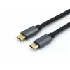 Equip USB 3.2 Gen 2x1 Type-C uz C, vīriešu/vīriešu, 1,0 m, 5A, melns