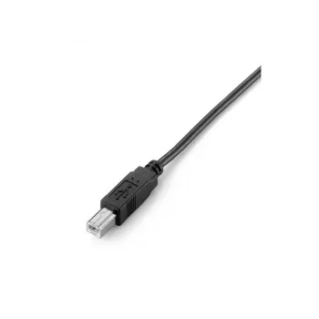 Equip USB 2.0 kabelis A tipa uz B tipu, 2,0 m, melns