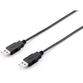 Equip USB 2.0 kabelis, A tipa, 1.8 m, melns