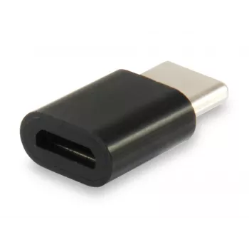Equip USB-C uz Micro USB adapteris, USB C, Micro USB B, Melns