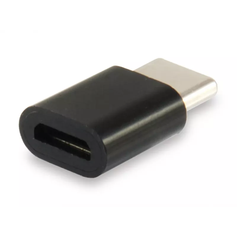 Equip USB-C uz Micro USB adapteris, USB C, Micro USB B, Melns