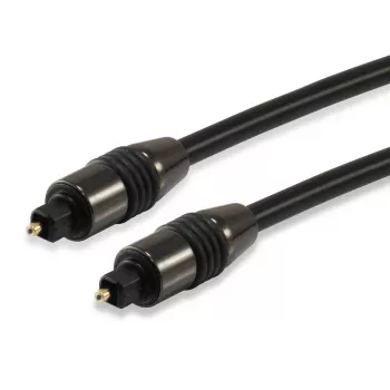 Equip TOSLINK optiskais SPDIF digitālā audio kabelis, 1.8m, melns