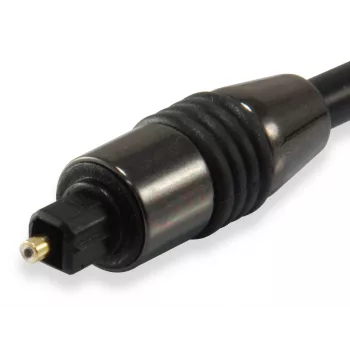 Equip TOSLINK optiskais SPDIF digitālā audio kabelis, 1.8m, melns