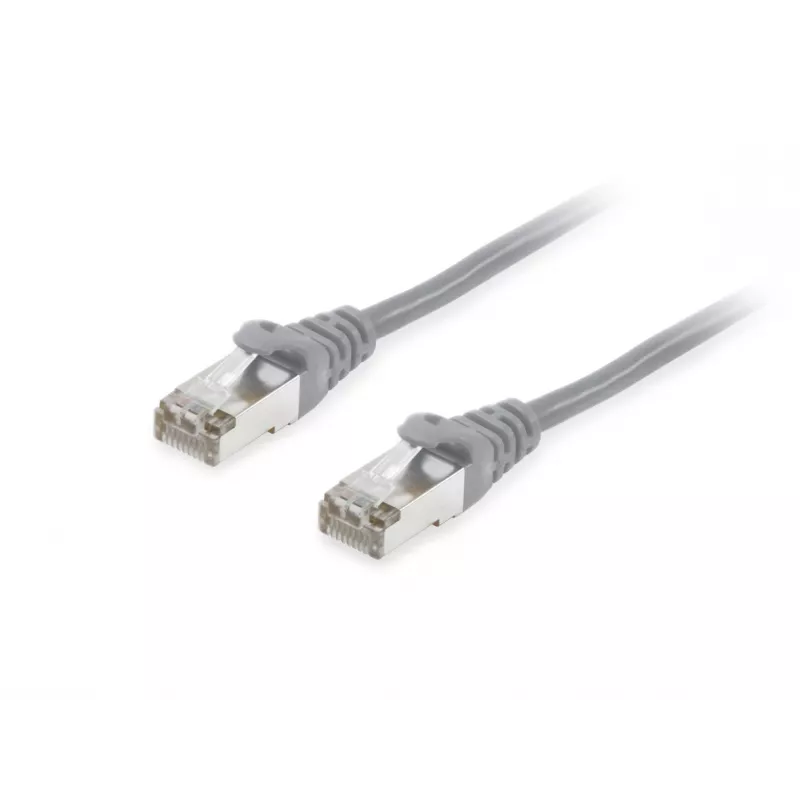 Equip Cat.6A S/FTP Patch Cable, 15 m, Pelēks