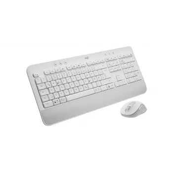 LOGITECH Signature MK650 Combo For Business – bezvadu tastatūras un peles komplekts, balts, QWERTZ Deutsch