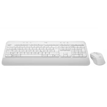 LOGITECH Signature MK650 Combo For Business – bezvadu tastatūras un peles komplekts, balts, QWERTZ Deutsch