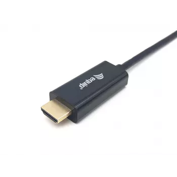 Equip USB-C uz HDMI kabelis, M/M, 1,0m, 4K/30Hz