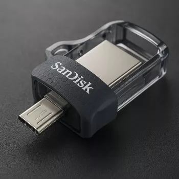 WESTERN DIGITAL SanDisk Ultra Dual Drive M3.0 32GB USB zibatmiņa - micro-USB / USB 3.0