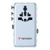 Verbatim Charge 'n' Travel 70W 2C ievelkams universāls ceļojumu adapteris zils