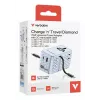 Verbatim Charge 'n' Travel 70W 2C ievelkams universāls ceļojumu adapteris zils