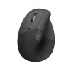 LOGITECH Lift For Business bezvadu vertikālā pele kreisajai rokai, grafīts/melns