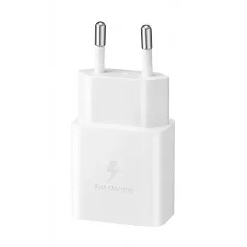 Lādētājs mobilajām ierīcēm Samsung EP-T1510NWEGEU, 15W USB-C, 100–240V AC, iekštelpām, balts