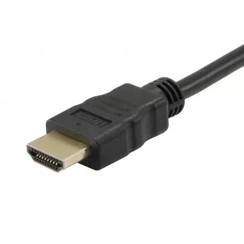 Equip HDMI-DVI-D kabelis, 2m, vīriešu savienotāji, zeltīti kontakti