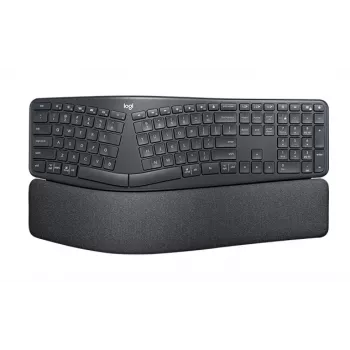 LOGITECH Ergo K860 - Bezvadu sadalītā tastatūra, Graphite, Qwertz Deutsch