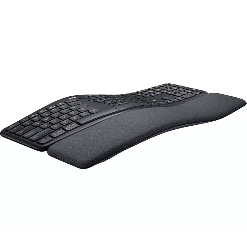 LOGITECH Ergo K860 - Bezvadu sadalītā tastatūra, Graphite, Qwertz Deutsch