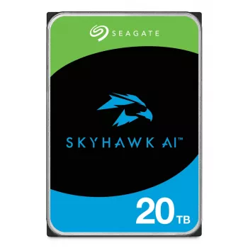 Seagate SkyHawk AI ST20000VE004 iekšējais cietais disks 20 TB 7200 RPM 512 MB 3.5 collu SATA III