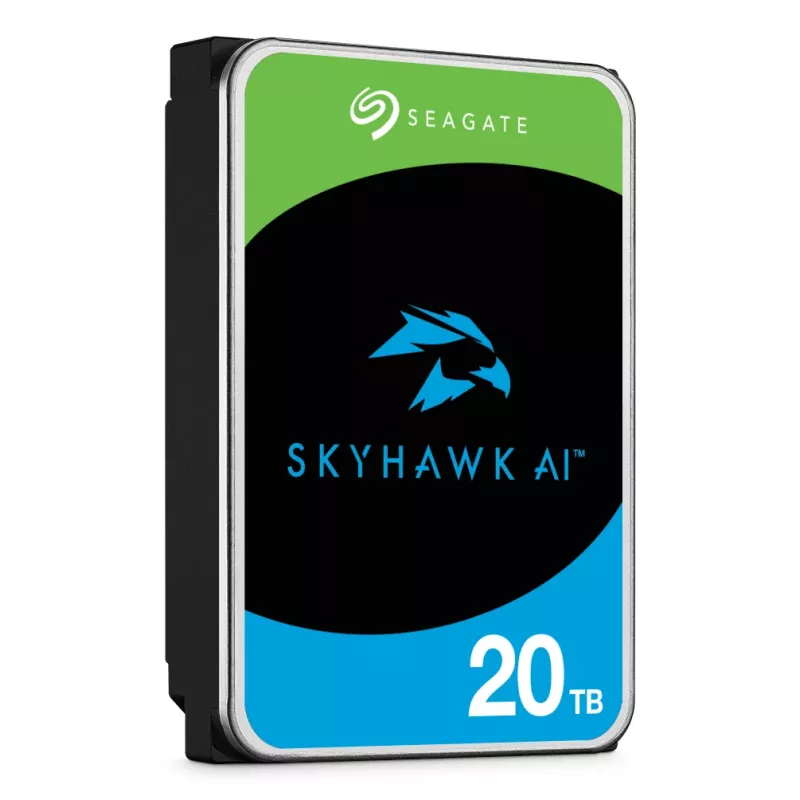 Seagate SkyHawk AI ST20000VE004 iekšējais cietais disks 20 TB 7200 RPM 512 MB 3.5 collu SATA III