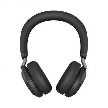 Austiņas Jabra Evolve2 75 USB-A UC ar statīvu Melnas