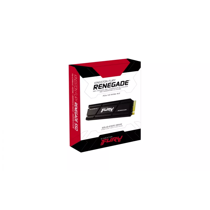 Kingston FURY Renegade 2TB PCIe 4.0 NVMe M.2 SSD ar radiatoru