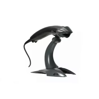 HONEYWELL Svītrkodu skeneris Voyager 1200g USB komplekts - Ietver melnu skeneri 1200g, cieto prezentācijas statīvu un savītu USB A tipa kabeli 3m