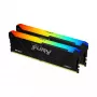 Kingston Technology FURY Beast 32GB 3600MT/s DDR4 CL18 DIMM (2 moduļu komplekts) RGB