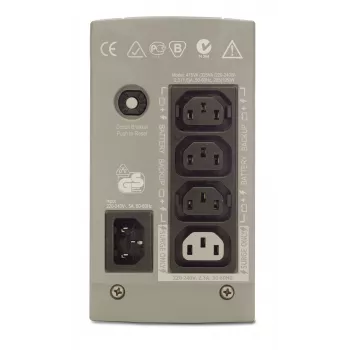 APC Back-UPS CS 325 bez programmatūras - nepārtrauktās barošanas avots (UPS) 0.325 kVA 210 W