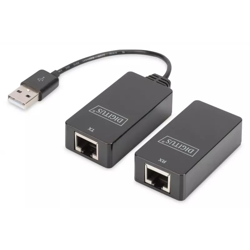 DIGITUS USB 1.1 pagarinātājs pa Cat5/5e/6 kabeli