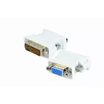 GEMBIRD Adapteris DVI-A vīrišķais uz VGA 15-pin HD (3 rindas) sievišķais