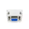 GEMBIRD Adapteris DVI-A vīrišķais uz VGA 15-pin HD (3 rindas) sievišķais