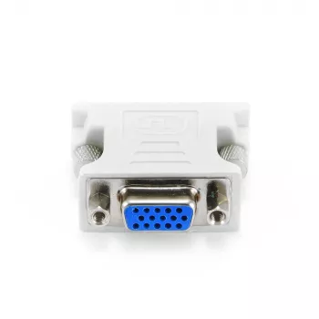 GEMBIRD Adapteris DVI-A vīrišķais uz VGA 15-pin HD (3 rindas) sievišķais