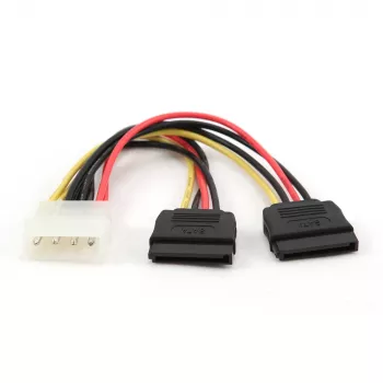GEMBIRD Strāvas kabelis 15cm 2xSATA / Lielapjoma iepakojums (cc-sata-psy)