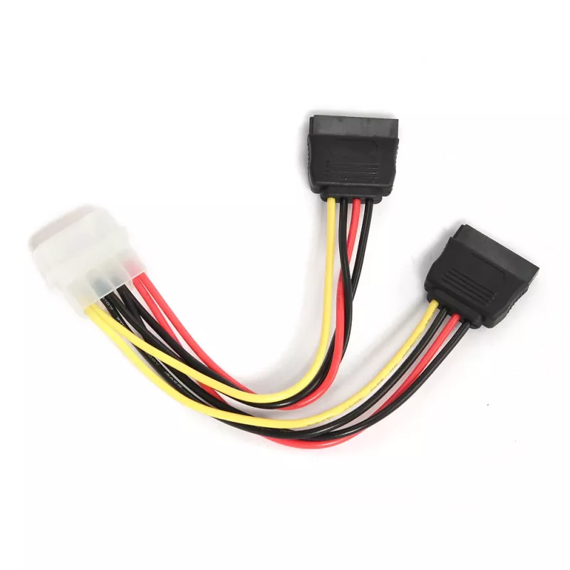 GEMBIRD Strāvas kabelis 15cm 2xSATA / Lielapjoma iepakojums (cc-sata-psy)