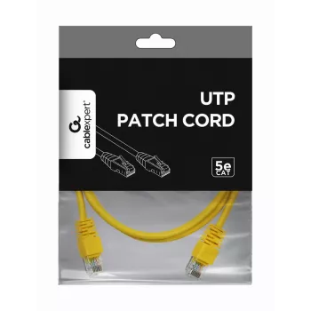 GEMBIRD Patch Kabelis - Cat 5e - UTP - 2m - Dzeltens