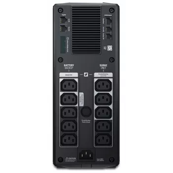 APC Back-UPS Pro, 1500VA/865W, Tornis, 230V, 10x IEC C13 kontaktligzdas, AVR, LCD, lietotāja nomaināms akumulators