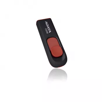 ADATA C008 USB zibatmiņa 16 GB USB Type-A 2.0 Melns, Sarkans