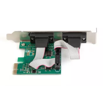 DIGITUS Serial I/O, 2-portu, PCIe papildinājuma karte 2 x DB9 M Slot Bracket + LP Brackets MCS9901 chipset