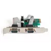 DIGITUS Serial I/O, 2-portu, PCIe papildinājuma karte 2 x DB9 M Slot Bracket + LP Brackets MCS9901 chipset