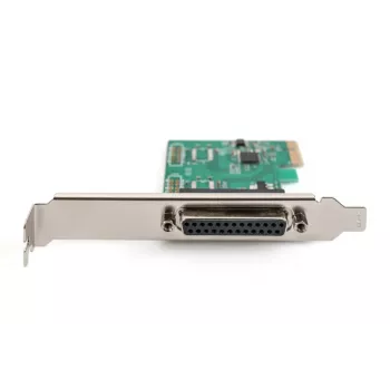 DIGITUS Paralēlā interfeisa PCIe karte, 1 ports, DB25 sievišķais