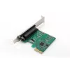 DIGITUS Paralēlā interfeisa PCIe karte, 1 ports, DB25 sievišķais