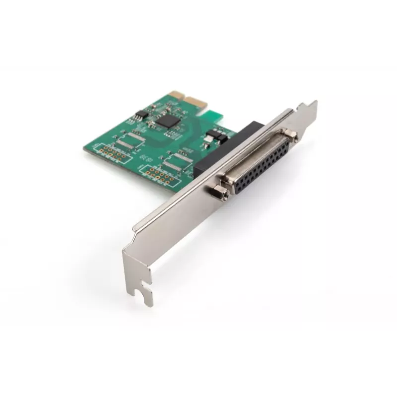 DIGITUS Paralēlā interfeisa PCIe karte, 1 ports, DB25 sievišķais