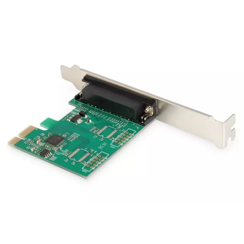 DIGITUS Paralēlā interfeisa PCIe karte, 1 ports, DB25 sievišķais