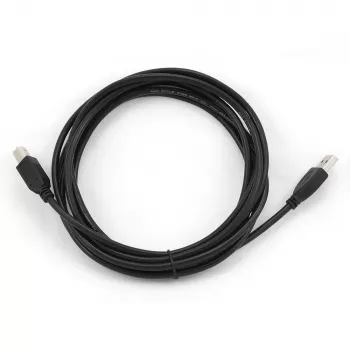 GEMBIRD USB 2.0 A-plug B-plug kabelis 3m (10 pēdas) - Melns / Lielapjoma iepakojums (ccp-USB2-ambm-10)